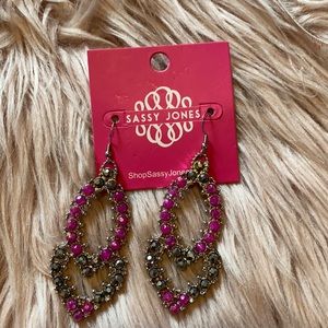 Sassy Jones Malia Dangles Pink